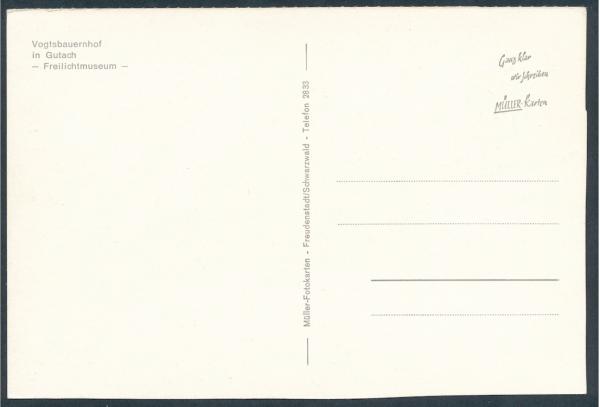 77793 Gutach Vogtsbauernhof  Freilichtmuseum -